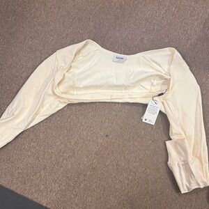 Saski Cream Shrug for Women
